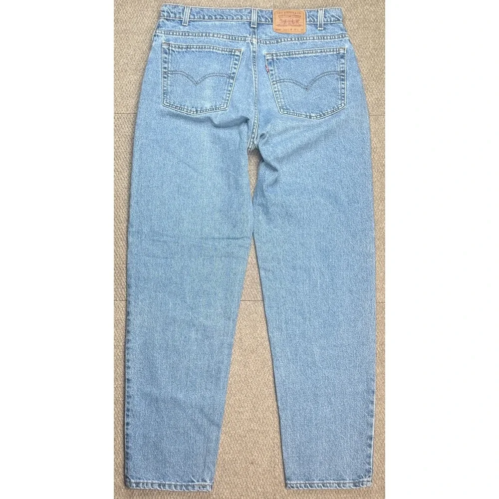 Levi's 505 Relaxed Fit Tapered Leg 5 pocket Men's Vintage Denim Jeans Size 38x34